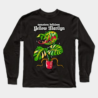 philodendron monstera variegated Long Sleeve T-Shirt
